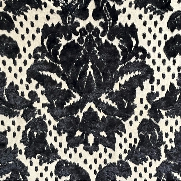 Free People Bodycon Dress Size Small Tan Black Velvet Victorian Goth Whimsygoth - Picture 7 of 10